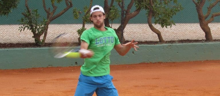 Treino de João Sousa com Marinko Matosevic para o Estoril Open