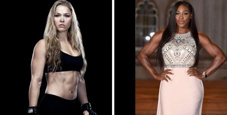 Ronda Rousey quer ter Serena Williams como amiga