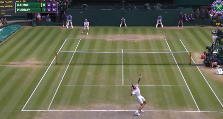 [Vídeo] Raonic bate segundo serviço mais rápido de sempre em Wimbledon