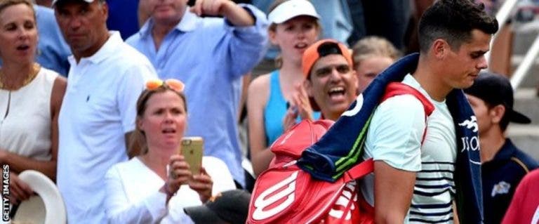 Milos Raonic cedeu para o seu corpo: «Fui o meu pior inimigo hoje»