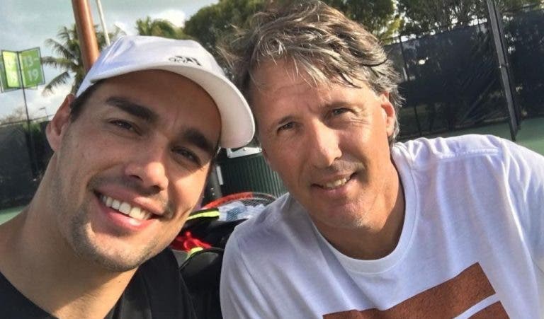 Oficial. Fabio Fognini contrata o treinador que levou Del Potro ao topo do ténis mundial