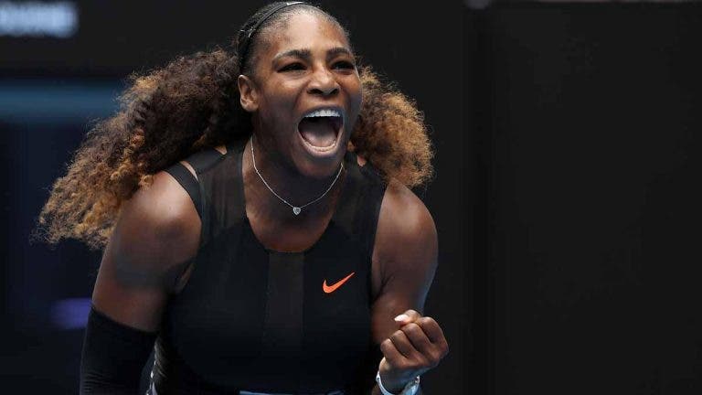 Serena Williams não perde tempo e está nos oitavos-de-final do Open da Austrália