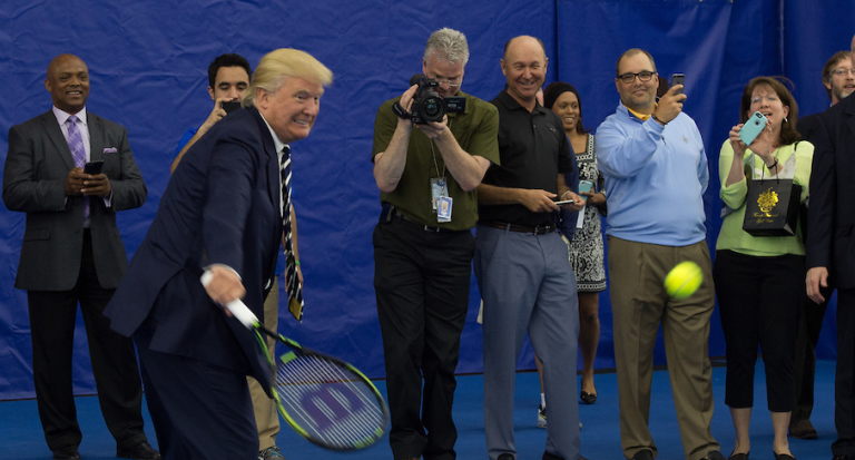 [Vídeo] Afinal, Ana Ivanovic não é o único 'amor' tenístico de Donald Trump