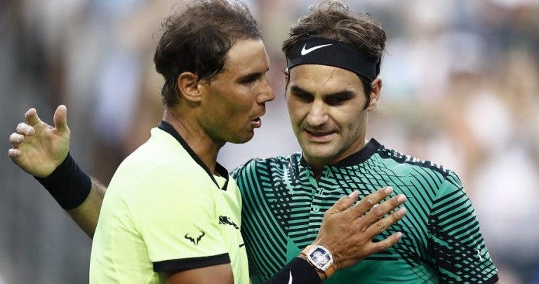 Nadal sobre a ausência de Federer em terra batida: «Não acredito que isso seja um problema, ele tem talento»
