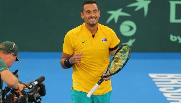 Kyrgios faz pazes com o seu público: «Apoiaram-me verdadeiramente desta vez»