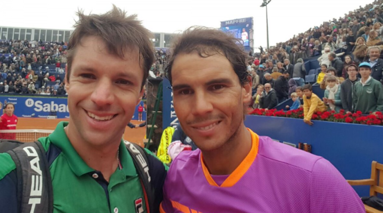 [Fotos] O outro lado da 'selfie' de Zeballos e Nadal em Barcelona