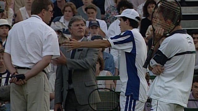 O dia em que Tim Henman se torna no primeiro jogador expulso em Wimbledon