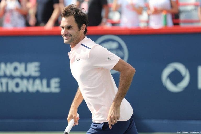 Federer já recuperou do problema nas costas