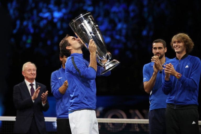 Federer já tem um plano para o pós-carreira: «Adorava ser capitão na Laver Cup»