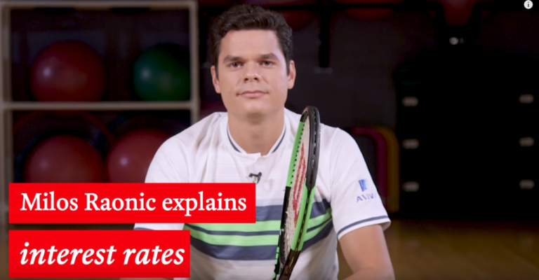 [VÍDEO] Milos Raonic dá-lhe uma aula sobre… taxas de juro