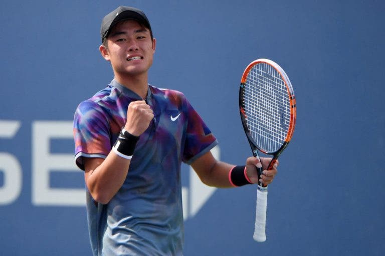 Apenas uma semana após vencer o US Open Yibing Wu já está na final do Challenger de Shangai