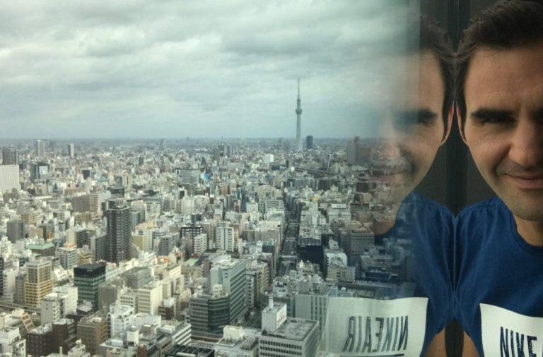Federer está no Japão para evento secreto da Nike