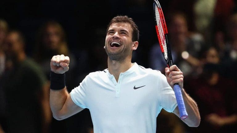 Dimitrov: «O meu objetivo era terminar no top 10 e agora já sou número 3. É fantástico!»