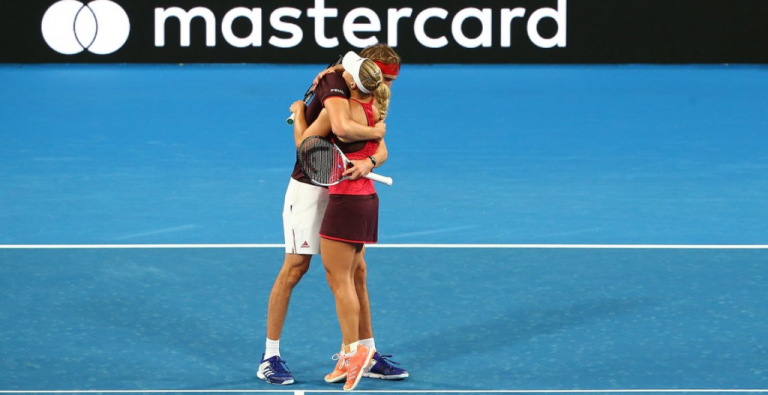 Kerber salva a Alemanha num dia em que Zverev perdeu (claro) com Goffin