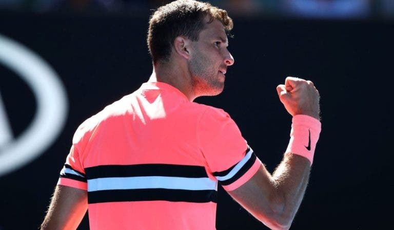 Grigor Dimitrov entra de rompante em Melbourne com triunfo em 1h39