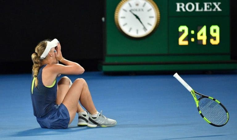 [VÍDEO] Foi ASSIM que Caroline Wozniacki venceu finalmente o seu primeiro Grand Slam