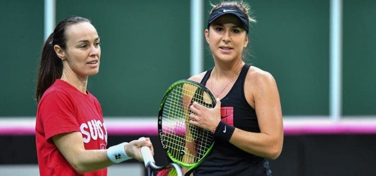 [FOTOS] De luxo. Hingis estreia-se no papel de treinadora da Fed Cup esta semana