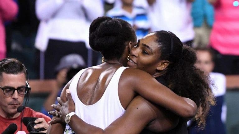 Serena e a presença de Venus nas bancadas: «É das poucas pessoas que eu ouço»