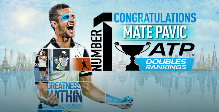 Mate Pavic é o novo número 1 ATP e faz história de duas formas