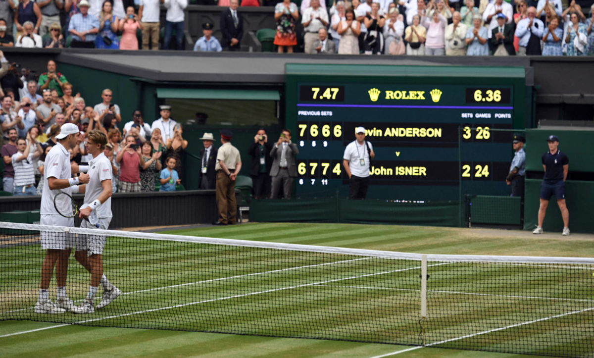 Isner vence o jogo mais longo da história, por 70 a 68