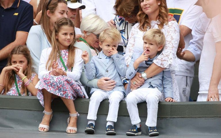 Federer não quer volta a ser pai até se retirar