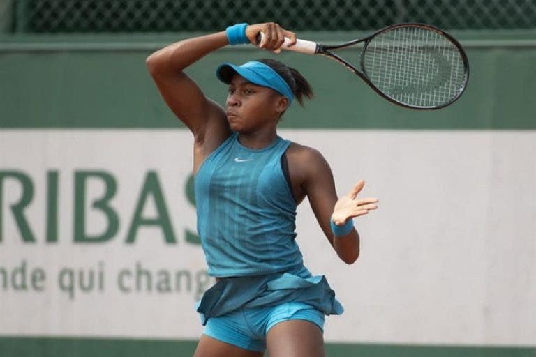 Cori Gauff é a mais jovem número um de juniores de sempre, com 14 anos e 4 meses