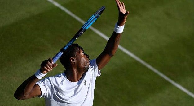 Monfils deteve o recorde de ás mais rápido da história de Wimbledon durante uma hora