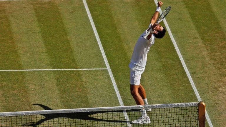 O MATCH POINT que consagrou Djokovic em Wimbledon