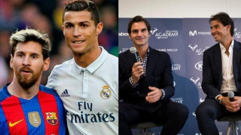 Nadal está para Ronaldo como Federer para Messi? Ex-internacional italiano diz que sim