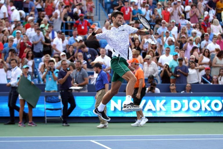 Djokovic: «Venci Wimbledon e agora Cincinnati, parece irreal estar de novo a este nível»