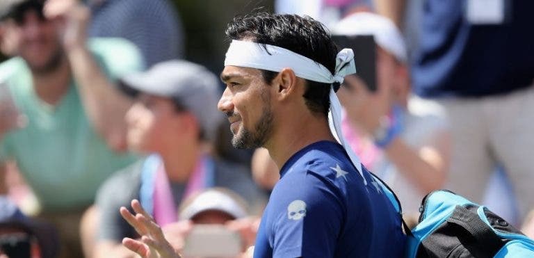 Chung e Fognini eliminados na secção de Federer