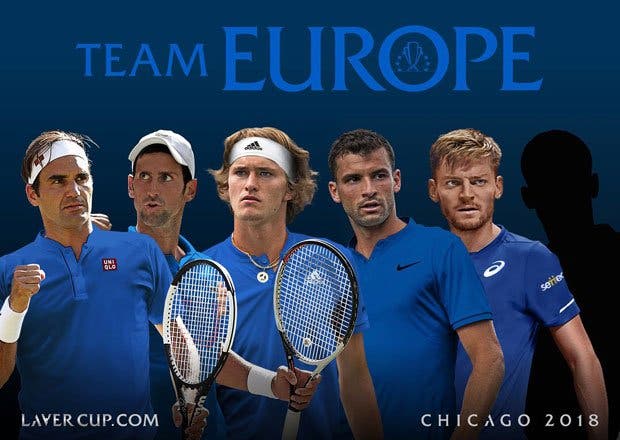 Laver Cup. Federer e e Djokovic com reforço de luxo na equipa Europa