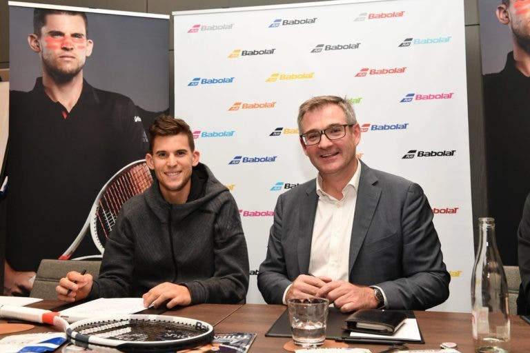 Thiem renova com a Babolat por mais… seis anos