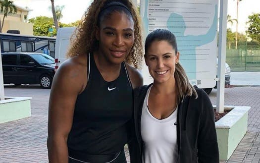 Mulher de Gastão Elias grava vídeo publicitário com Serena Williams: «Foi muito bom»