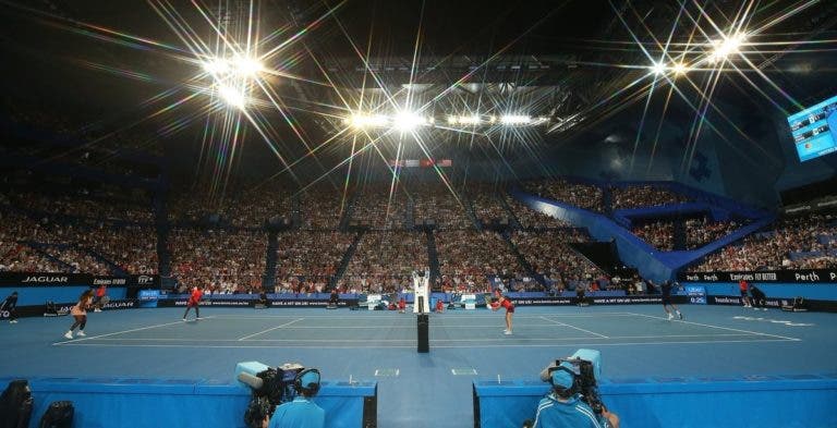 Federer e Serena juntos acabou em recorde de espectadores na Hopman Cup