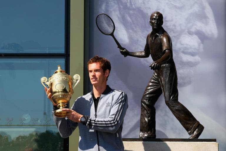 Wimbledon planeia erguer uma estátua a Murray
