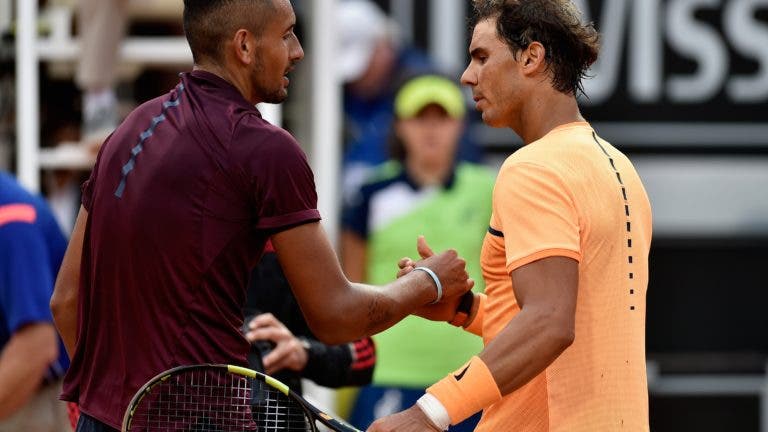 Nadal: «Contra o Kyrgios, tenho de estar preparado para sofrer»