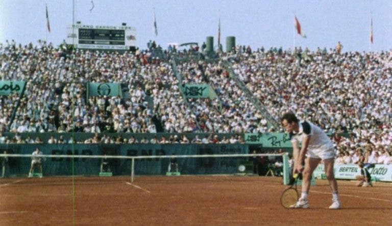 Espaço Nimas exibe esta quarta-feira documentário único sobre final de Roland Garros de 1984 entre McEnroe e Lendl