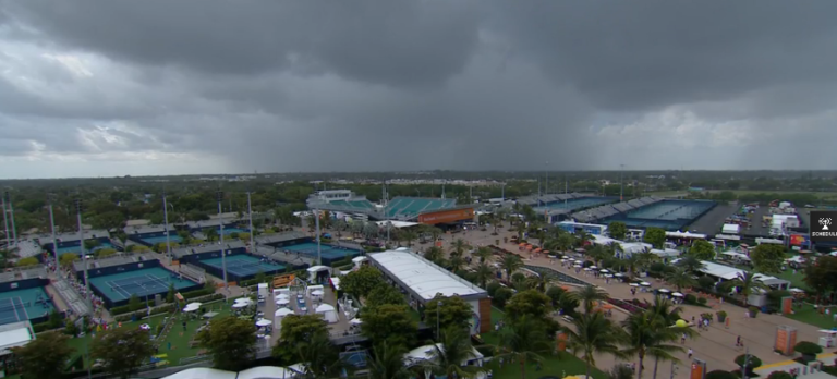 Início de jornada em Miami foi adiado devido à chuva