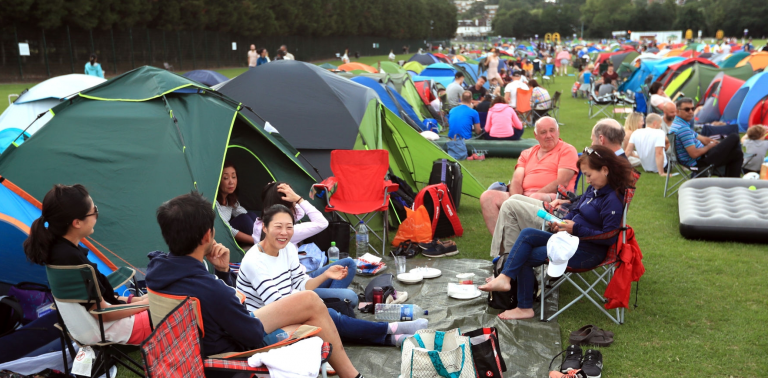 [FOTOS] A festa em Wimbledon começa antes da abertura do recinto