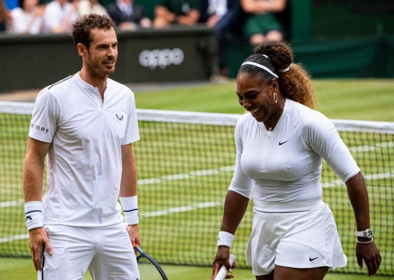 Serena impôs condição a Murray para a parceria em Wimbledon