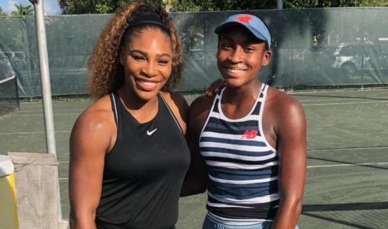 Gauff: «Sou profissional de ténis por causa da Serena Williams»