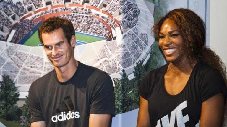 Serena e Murray já têm adversários para a inédita presença nos pares mistos de Wimbledon