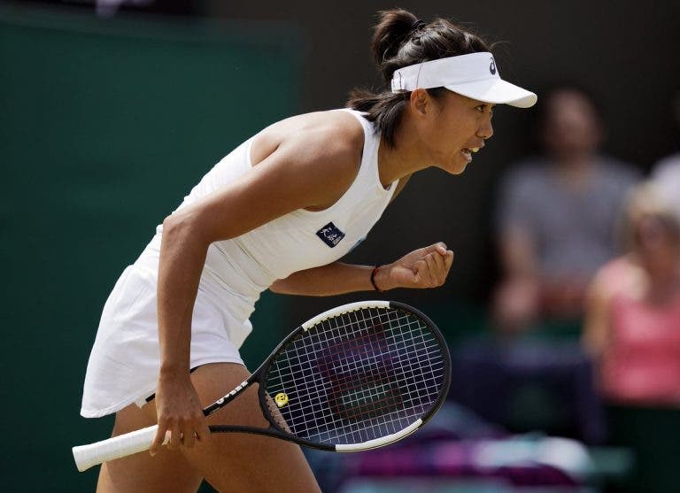 Wozniacki perde com Zhang na terceira ronda de Wimbledon