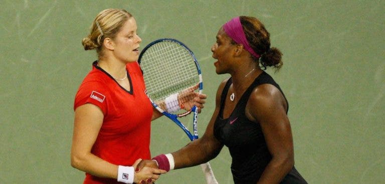 Serena Williams elogia Clijsters: «Tu és uma inspiração para mim»