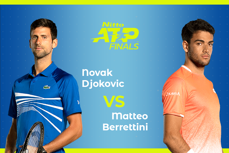 ATP Finals: Siga Novak Djokovic vs Matteo Berrettini no nosso live center