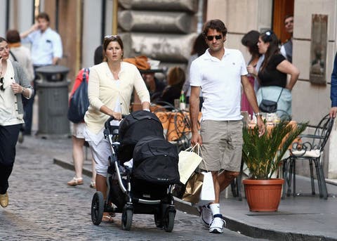 Federer+and+family+in+Rome