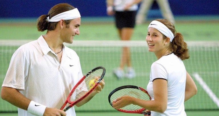 Há 17 anos, Federer e Mirka jogaram pela primeira vez juntos na Hopman Cup