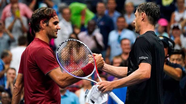 Millman sobre o reencontro: «Defrontar o Federer é o teste mais duro que há no ténis»