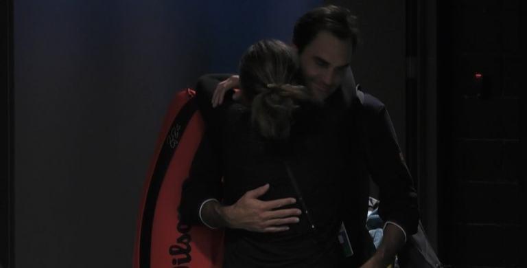 [VÍDEO] O reencontro de Federer e Mirka após muito sofrimento